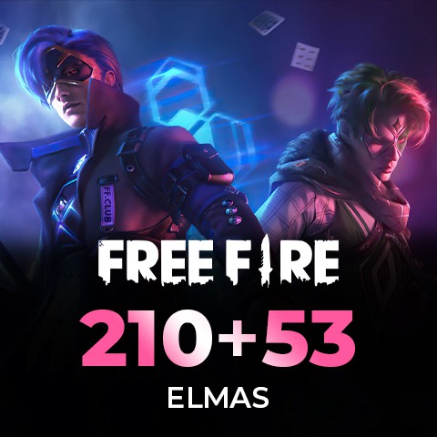 Free Fire 210 + 53 Elmas