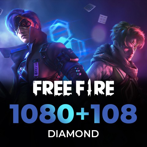 Free Fire 1080 + 108 Diamond